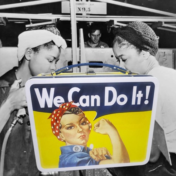 Rosie the Riveter Retro Metal Lunch Box - "Smithsonian Edition". - Picture 8 of 8